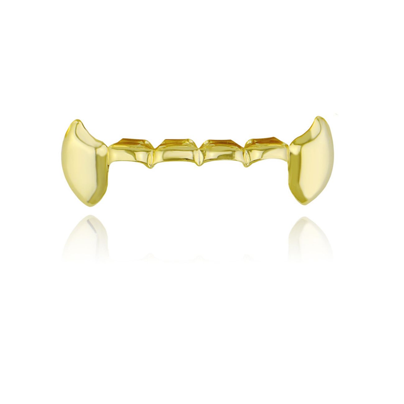 Hiphop shiny hip-hop grillz single canine grillz decorative small tiger teeth set vampire grillz hip-hop teeth grillz tooth grillz gold teeth silver teeth