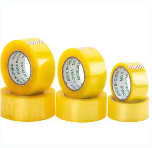 Water-proof Clear Lightly Yellowish Packing Tape Transparent Clear Adhesive Sealing Tape