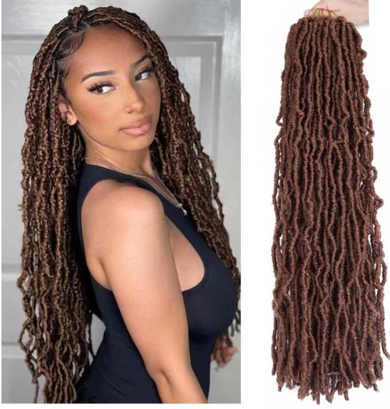 Obaasima Strands Locs Crochet Hair Pre Looped Faux Locs Crochet Braids  Locs Dreadlocs  Hair For Women (T350#)