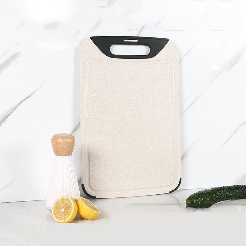 KM-7030 Dishwasher Safe Chopping Board with Juice Grooves Anti Slip Plastic Cutting Board For Kitchen