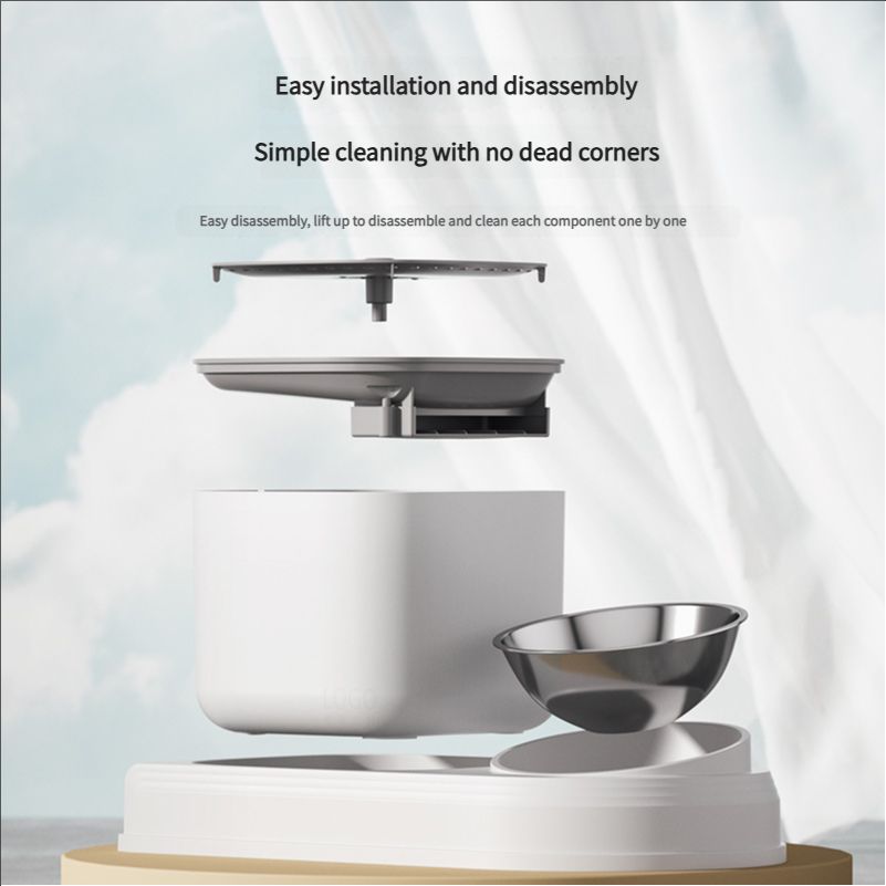 Cat bowl automatic drinking water feeder all-in-one pet bowl cat food utensil cat food bowl dog bowl pet supplies