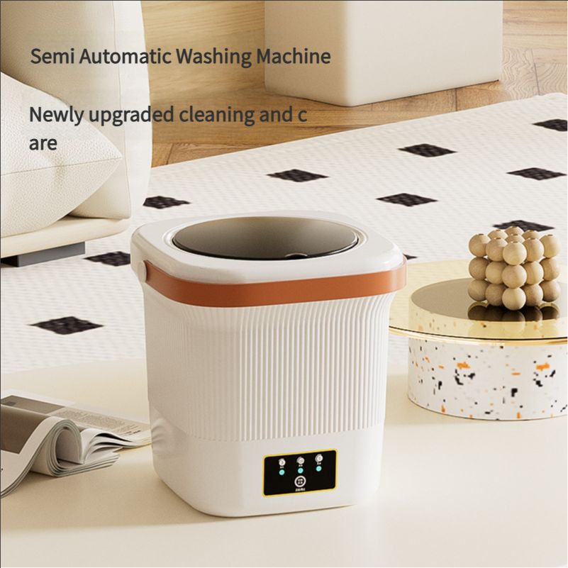 Mini integrated underwear washing machine 9L small cleaning household socks washing artifact washing and removing dual-purpose underwear