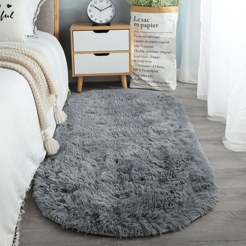 Elliptical long plush carpet,40*60cm,50*80cm,60*90cm,40*120cm,60*120cm,80*120cm,60*160cm,80*160cm,80*200cm,100*200cm CRRSHOP free shipping plush carpet, bedroom bedside carpet, dressing room, decorative floor matellipse # 12