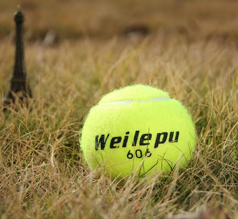 Training primary tennis ball single high elastic and durable pet entertainment tennis ball training game ball three pack