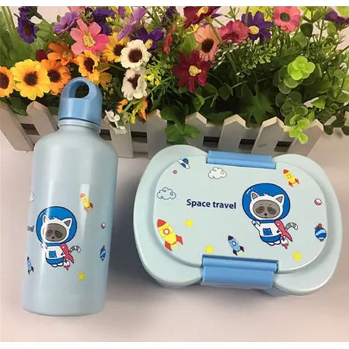 A C R Nursery Lunch Box Set - Blue