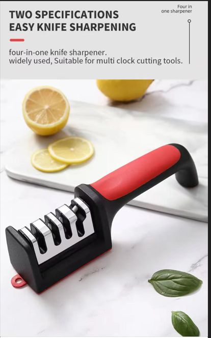 Knife Sharpeners 4 Stages Professional Kitchen Sharpening Stone Grinder Knives Kitchen Knife AccessoriesKnif