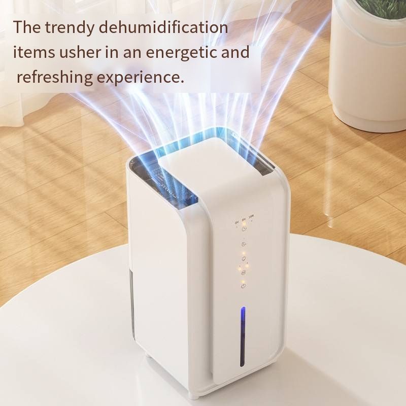 Home Office Bedroom Dehumidifier Portable Indoor Moisture Remover Air Dryer Negative Ion Purification Machine