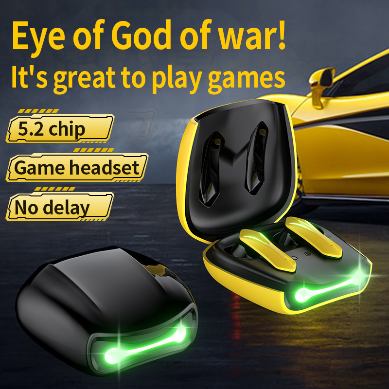 Bluetooth headset low latency dual mode gaming headset TWS cool binaural headset gaming headset