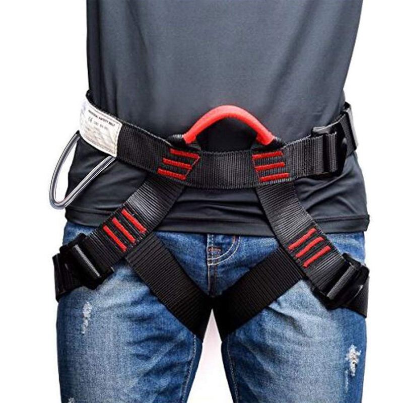 HXA-P01 Fall Safety Belt for Outdoor Mountain Climbing Working Aloft Climbing Rock Harness Adjustable Half Body Protection Harness