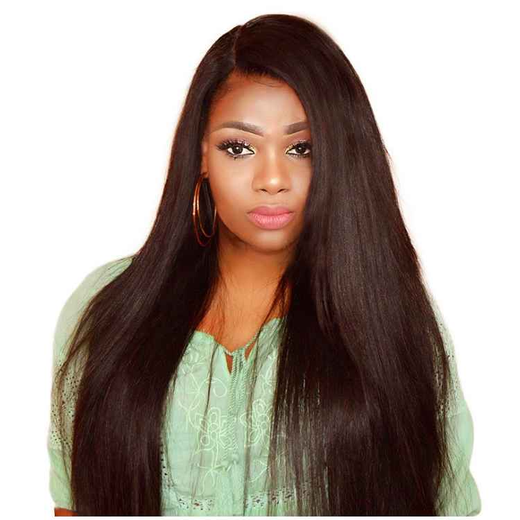 NANO Wigs Long Synthetic Wig Middle Parting Natural Hairpiece Heat Resistant Fiber Cosplay Wig Dark Brown