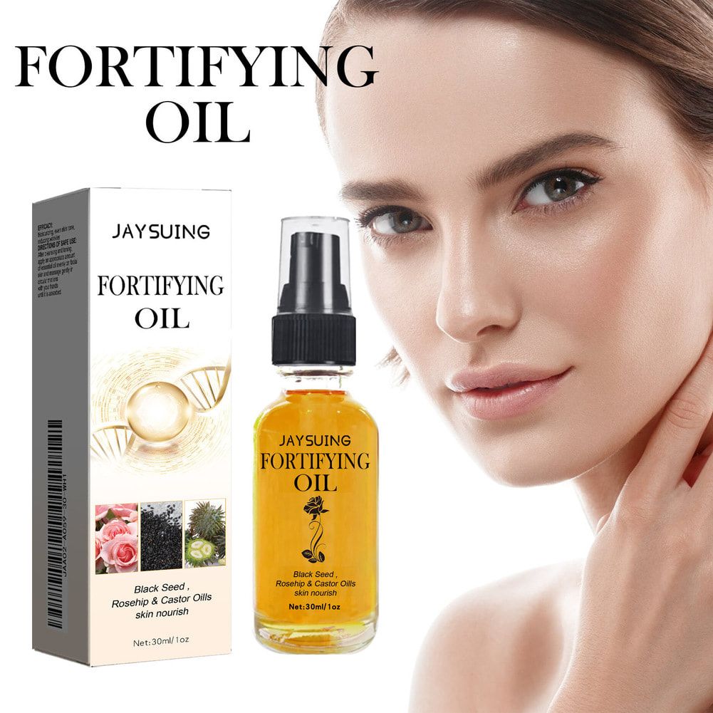 Jaysuing Face Fortifying Oil Smooth Wrin-kles Firming Anti Sagging Nourish Hydrate Fade Fine Lines Facial Glow Moisturizing Essential Oil