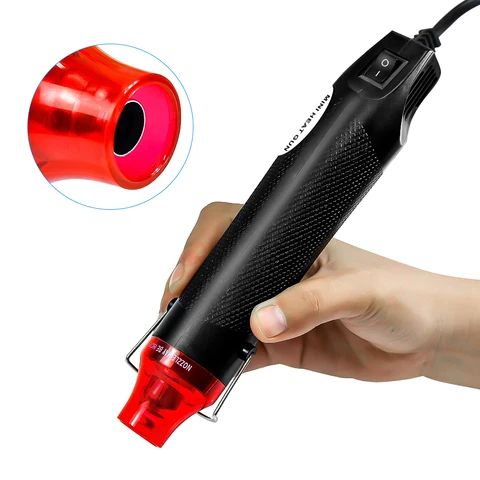Mini Hot Air Shrink Gun For Embossing , Shrink Wrapping ,Tubing PVC
