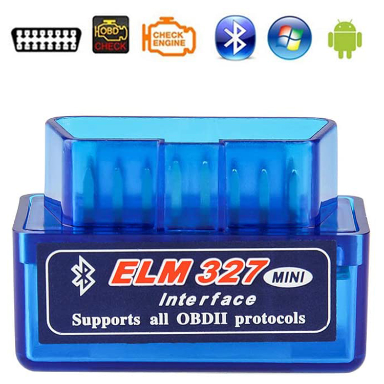 2021 Car Auto Diagnostic Scanner, OBD V2.1 mini ELM327 OBD2 Bluetooth Auto Scanner, Wifi V2.1 OBDII Adapter Tools Tester Diagnostic Tool for Android Windows Symbian,Professional Bluetooth Scan Tool and Code Reader for Android