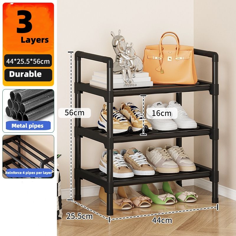 Length 44 cm 2 layers ，3 layers, 4 layers ,5 layers CRRSHOP lenght 56.5cm 3 layers, 4 layers ,5 layers , 6 layers,7 layers ,8 layers  Storage Rack, simple household use, multi-layer entrance, indoor storage rack dust-proof dormitory storage rack, shoe cabinet
