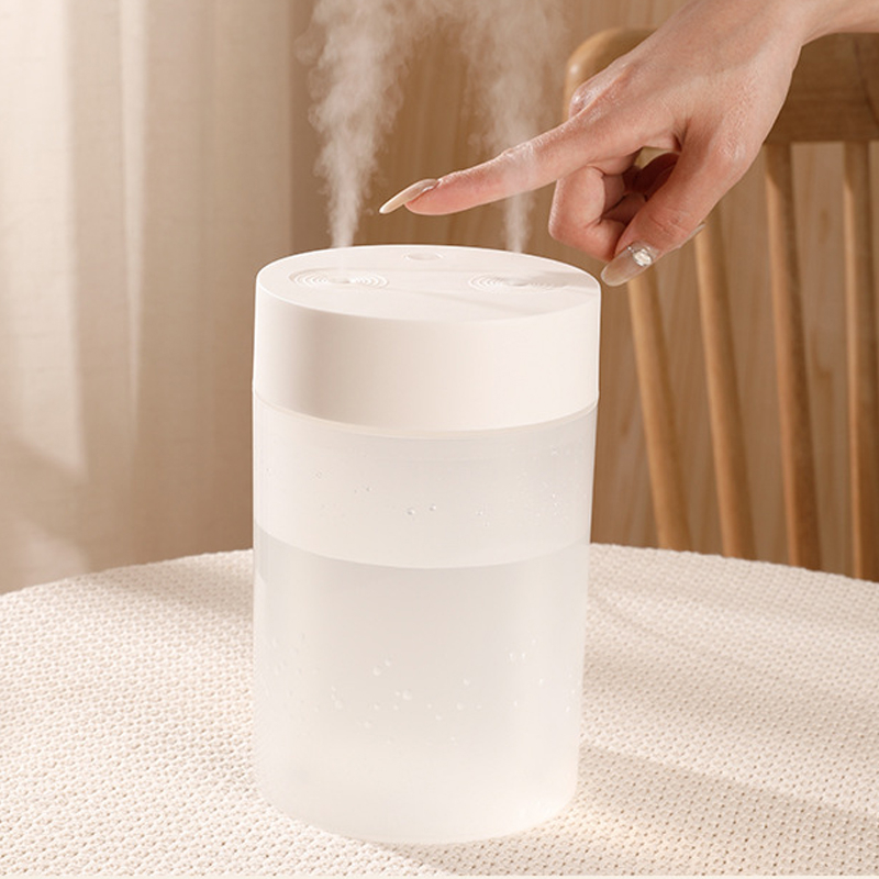 1.6L Air Humidifier Single Nozzle, USB Power Supply, Suitable for Study Room, Bedroom, Baby Room, Office, Car, With 7 Color LED, Air Humidifier, Can Be Used for Facial Moisturizing
