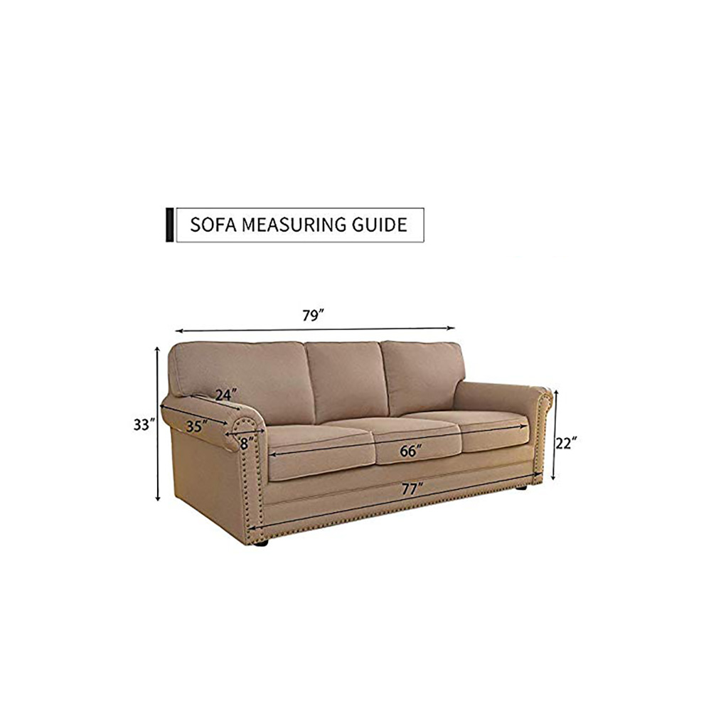 Sofa Slipcover Reversible Sofa Cover Water Resistant Couch Cover Furniture Protector with Elastic Straps for Pets Kids Children Dog Cat