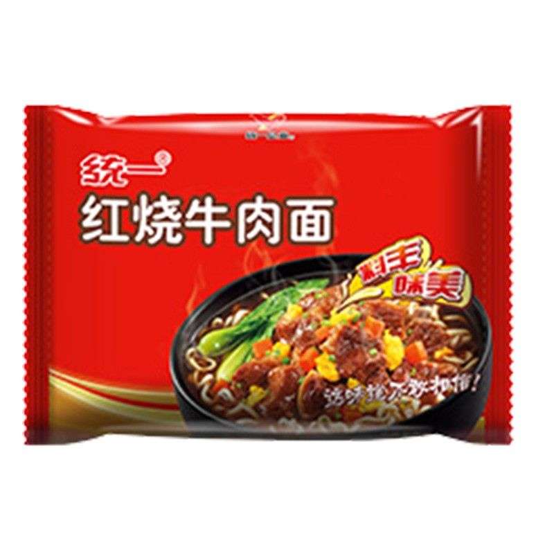 Unified series instant noodles overnight snack instant noodlesbraised beef noodles