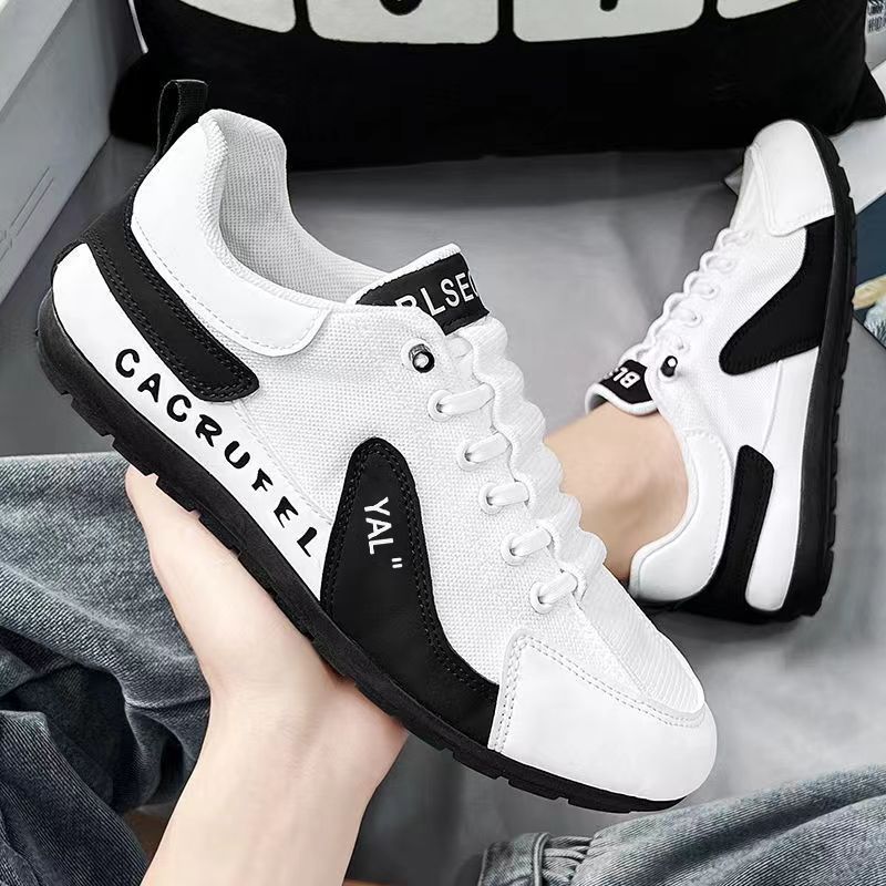 2024 summer breathable new casual shoes men's fashion network cloth shoes a slip-on lazy driving shoes 111