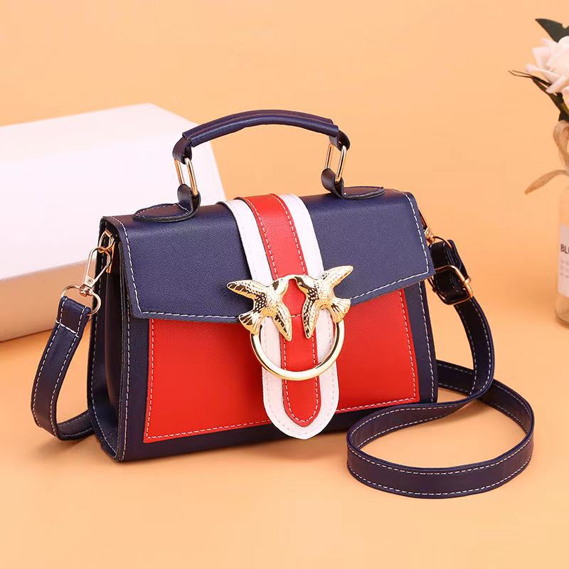 Contrast color elegant luxury square bag - BAGYOHO
