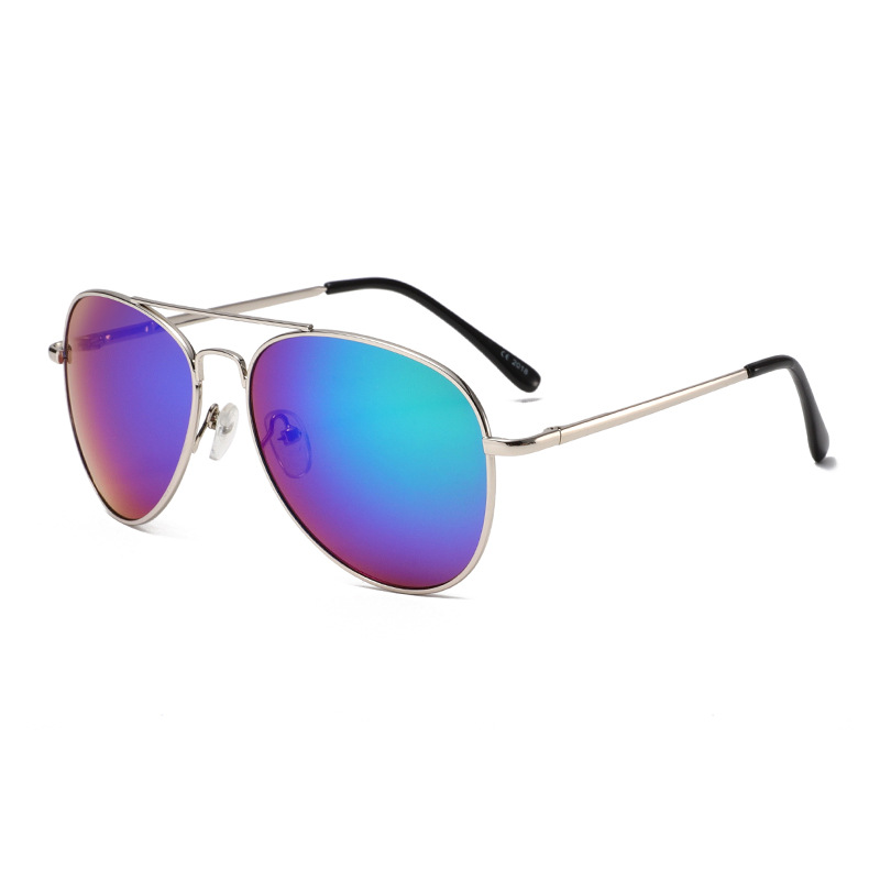 Multi-Color Aviator Sunglasses for Men Women, Polarized UV Protection Classic Pilot Sunglasses, Fashion Metal Frame Mirrored Lens Sunglasses for Driving Fishing Outdoor