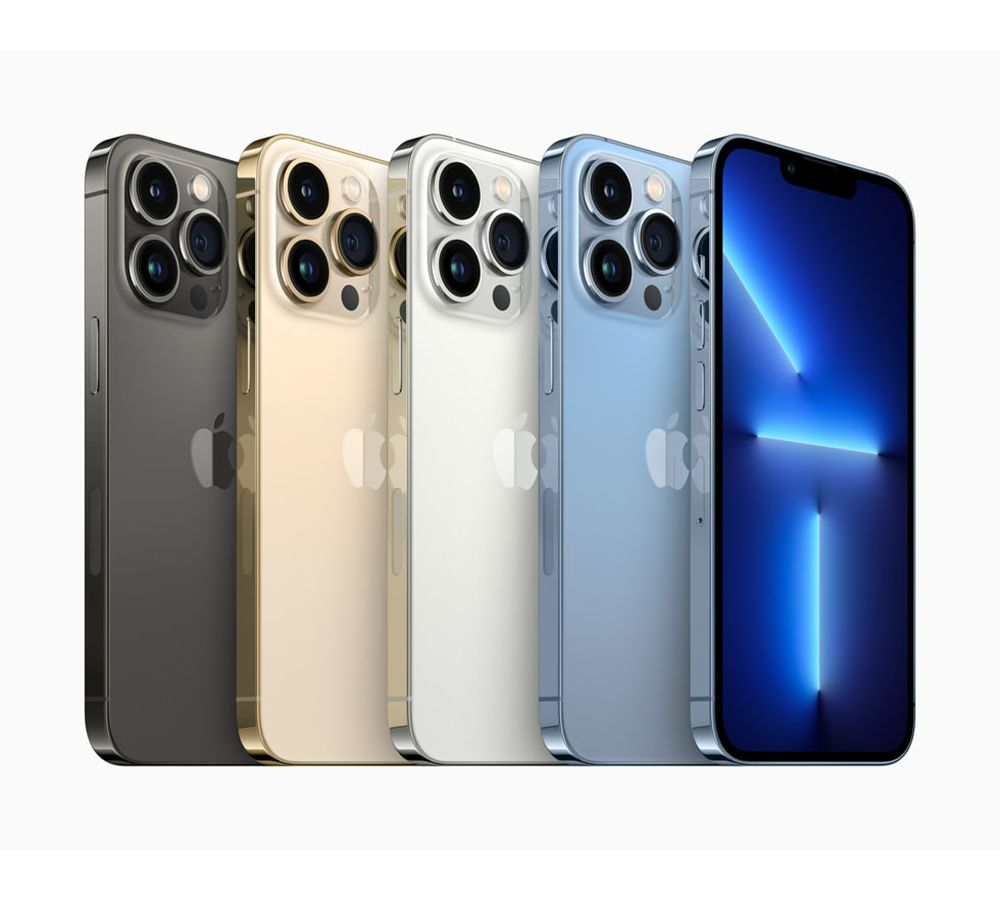 Apple iPhone 13 Pro (Unlocked, 128GB)  6.1” Super Retina XDR, A15 Bionic Chip, Pro Camera System Refurbishment GSM Phone【Lowest Price Online】
