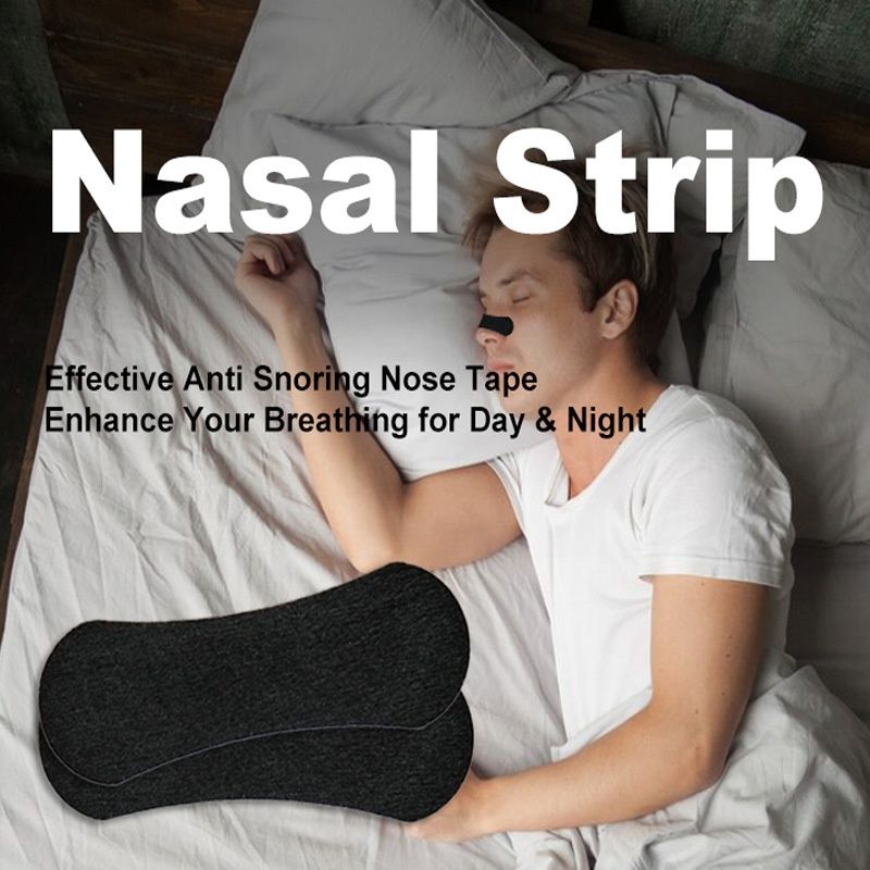 Nasal Breathing Strips Anti-Snoring Strips Nasal Care Dilator Strips for Better Nose Breathing & Sleep
