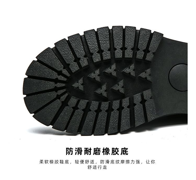 New men's thick-soled height-increasing club fashion shoes for Spring and Autumn 2025 cross-border large-sized men
