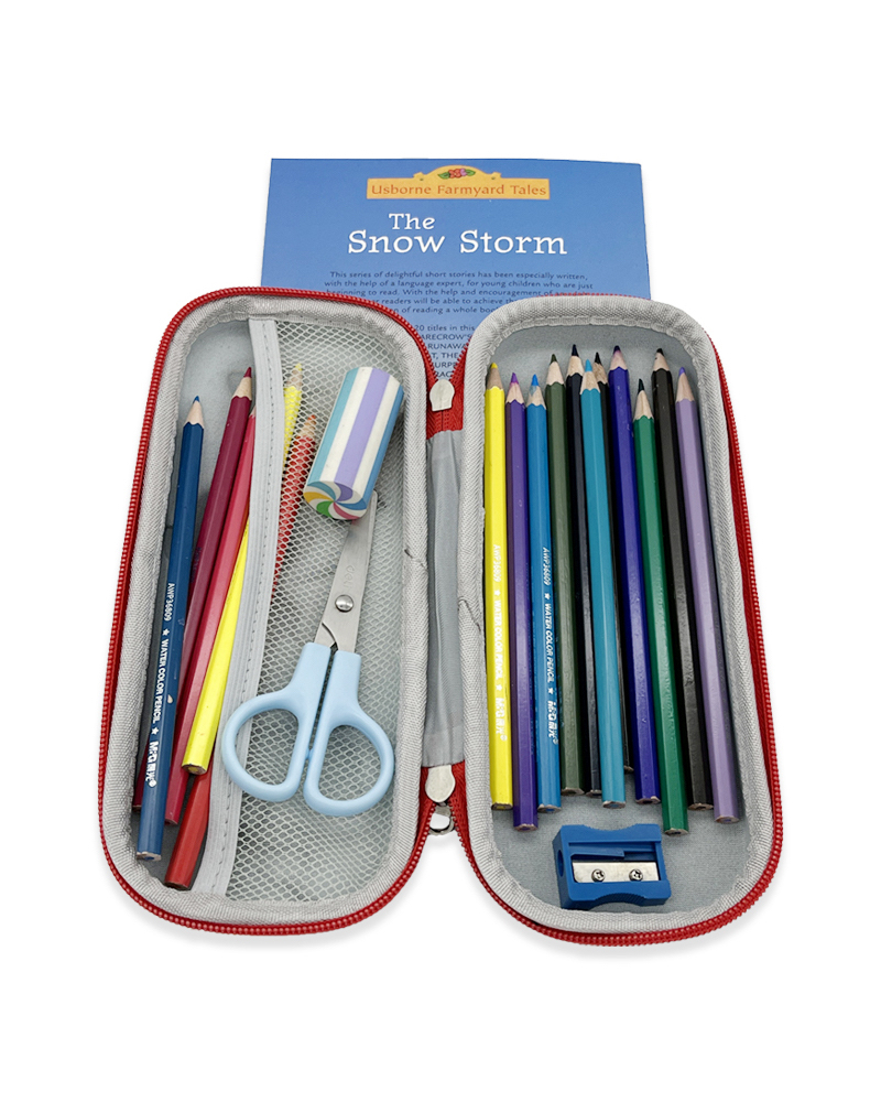 3D Embossed Pencil Box for Kids, Teens, Pencil Case for Boys, Astronaut, Spaceship, Anti-Shock, Multi Compartments, Large Capacity, School Supply, Stationery