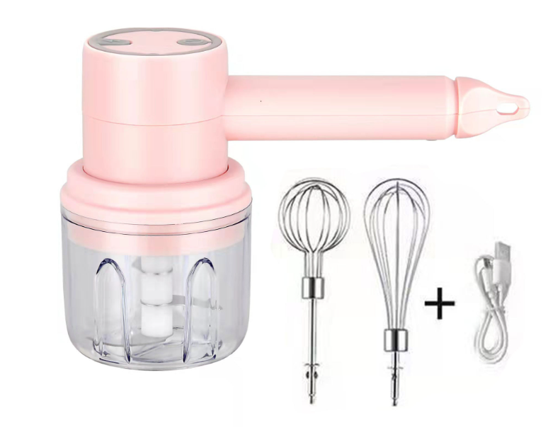 Wireless electric egg beater household egg white cream whisk rechargeable mini handheld egg beater cake baking machine  M250mL