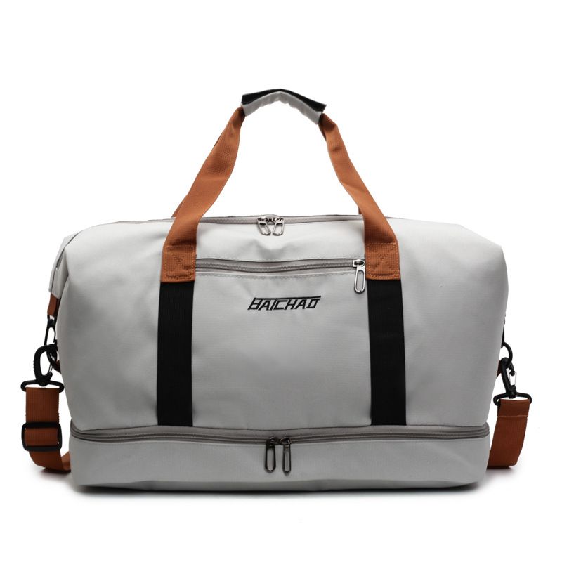 New yoga fitness bag, short-distance business trip large-capacity luggage storage bag, waterproof independent shoe compartment travel bag