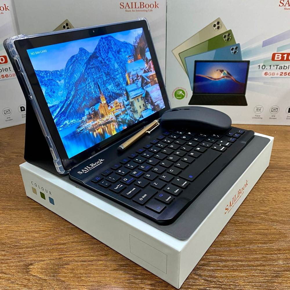 Sall book New Model Tablet Pc 10.1-inch Unbreakable Screen Support phone with mouse，keyboard 