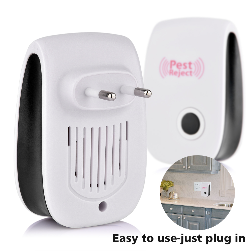 1Pcs Pest Reject Ultrasound Mouse Cockroach Repeller Device Insect Rats Spiders Mosquito Killer Pest Control Household Pest