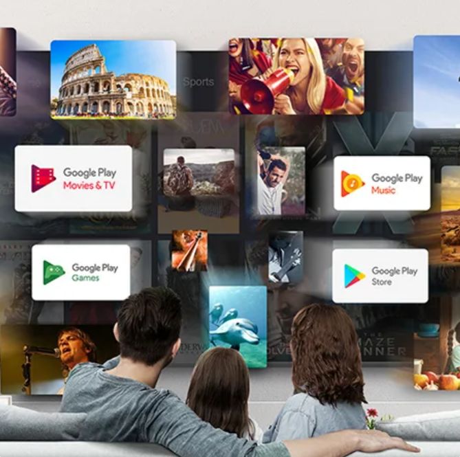 WEYON 55 Inches FHD Smart TV - High Definition LED Television with Built-in Wi-Fi, HDMI, USB, Bluetooth, Streaming Apps, Netflix, YouTube - Ultra Slim Bezel Design