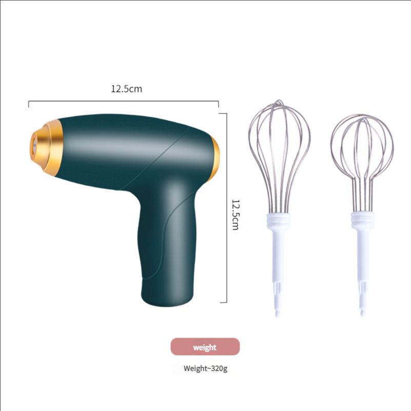New Electric Egg Beater, Handheld Cream Whipper for Home Use, Flour Blender, Small Wireless Egg Beater