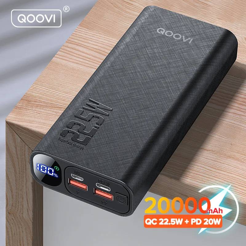 Power Bank 20000mAh Portable PD 20W Fast Charging Poverbank Mobile Phone External Battery Powerbank For iPhone 13 Xiaomi
