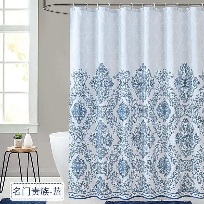 Curtain ,Waterproof, shower curtain, thickened, polyester, shower curtain, bathroom curtain，large size 200*200cm,180*200cm,150*200cm,120*200cm,80*200cm