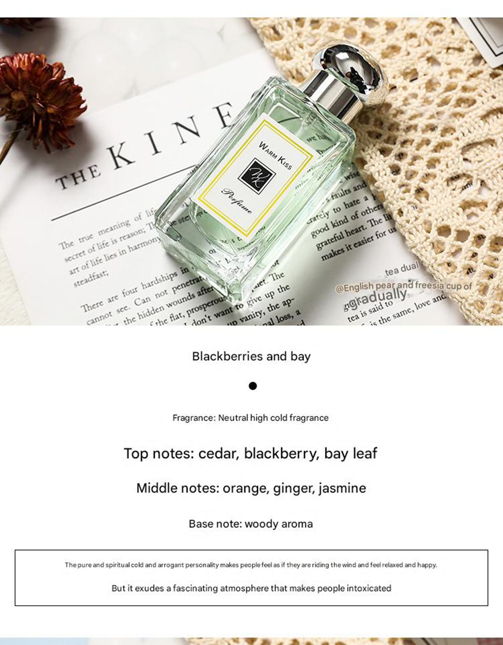 Mushroom head salon women's perfume student perfume long-lasting light fragrance fresh
