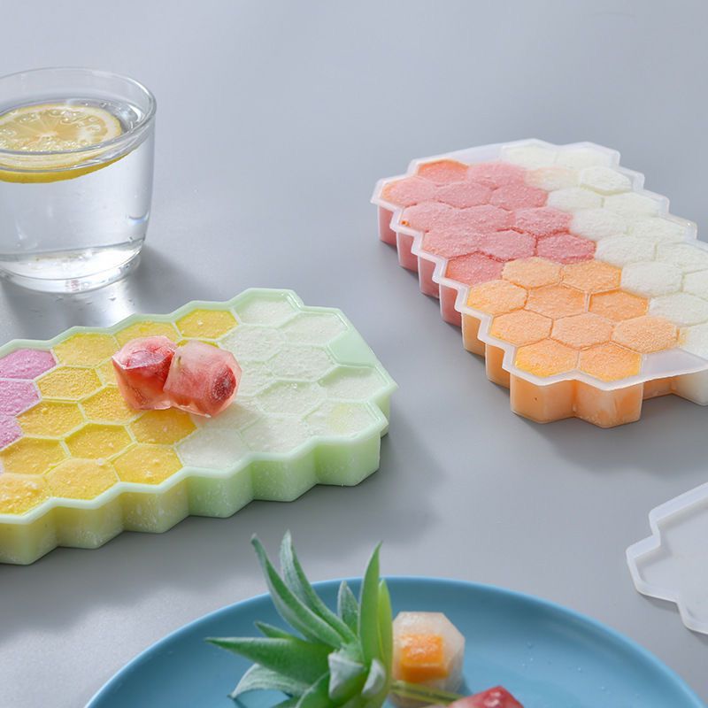 47487 Superior Quality  37 Hole Honeycomb Shape Silicon Resin Mold Silicon Ice Mold