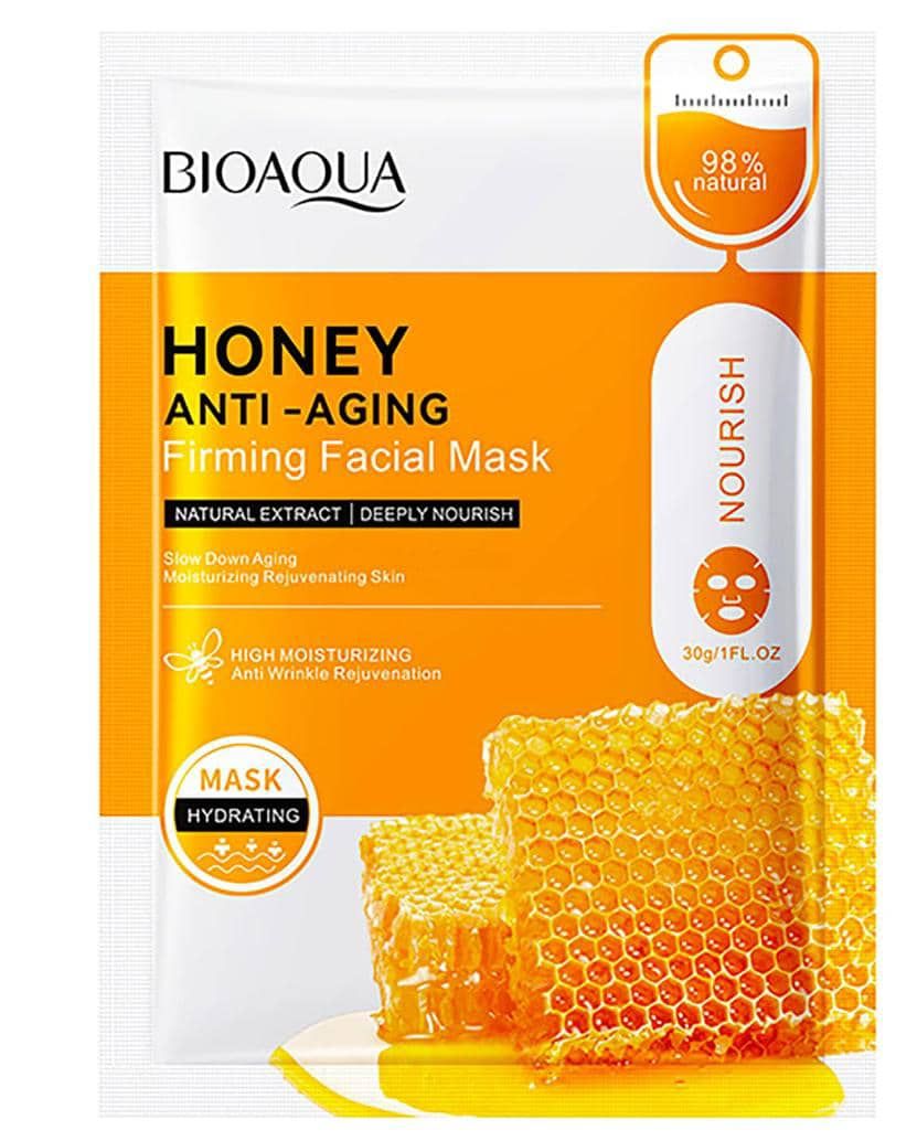 5 Types Antioxidant, Anti-wrinkle, Nourishing Whitening Facial Moisturizing Sheet Mask