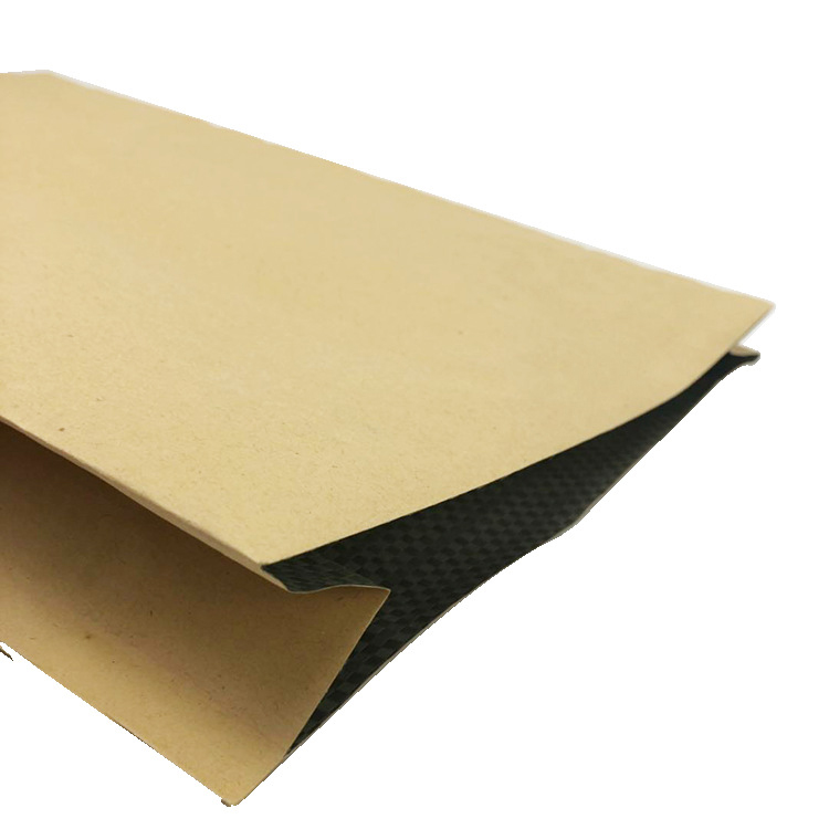 Three Layer Waterproof Covered Kraft Paper Woven Polypropylene Bags Reusable for Multipurpose