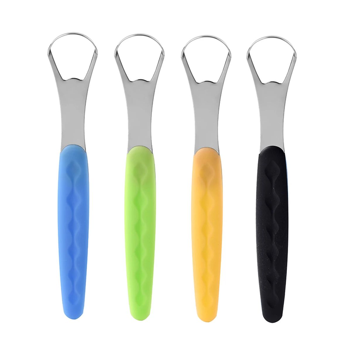 1pc Stainless Steel Tongue Scraper Cleaner for Oral Hygiene Tounge Scrapper Brush Remove Halitosis Tongue Coating Oral Care