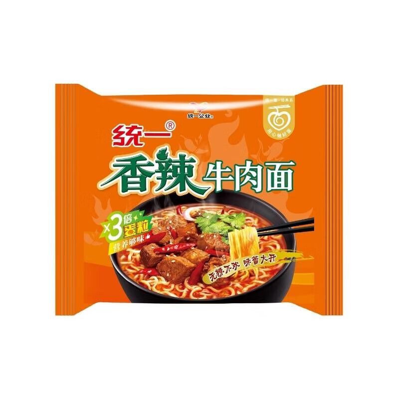 Unified series instant noodles overnight snack instant noodlesspicy beef noodles