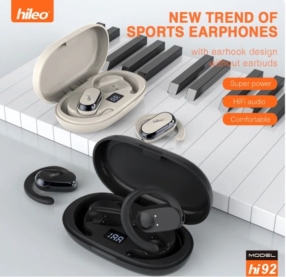 Hileo Hi92 Sports Earphones Earhook Design, HIFI Audio, Super Power  Best Price in GH! (Ideal for Running & Workouts  Comfortable & Secure Fit  Buy Now on Tospino Mall!