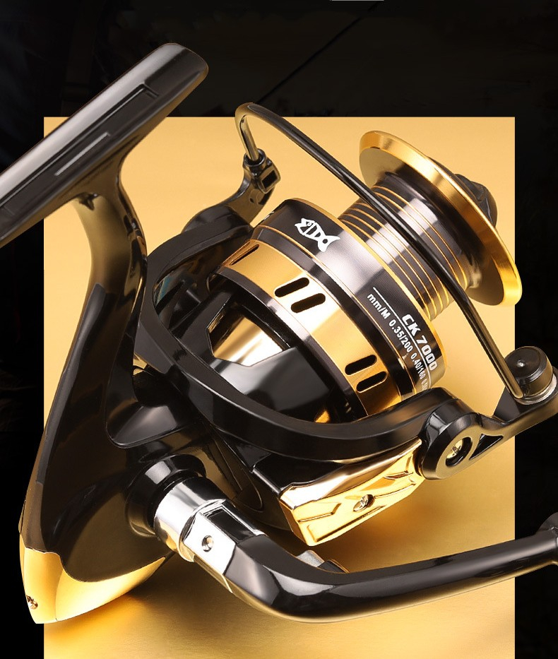 CK All Metal High Speed 5.2:1 Ultra Light Fishing Reel Spool Wire Cup Design Spinning Reel for Lure-fishing Carp