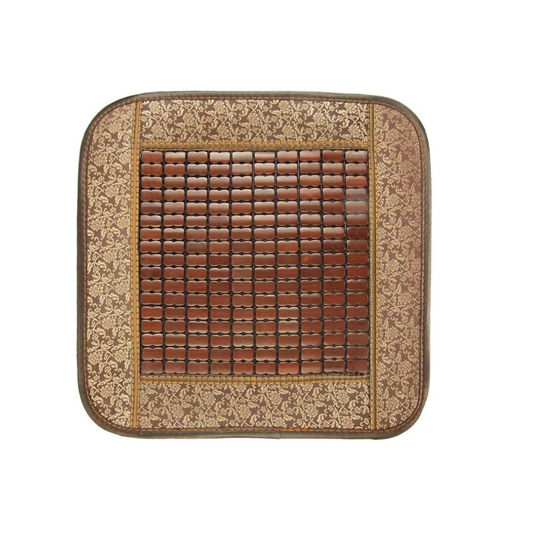 Car Bamboo Seat Cushion, Comfort Breathable Car Seat Cover, Quadrangle Office Home Chair Mat Pads