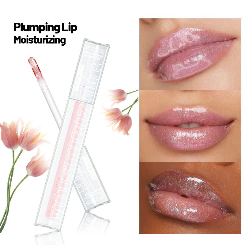 Make up Water gloss mirror lip gloss, moisturizing, glass jelly lip gloss, lip gloss, crystal clear, square tube CRRSHOP free shipping beauty care makeup 