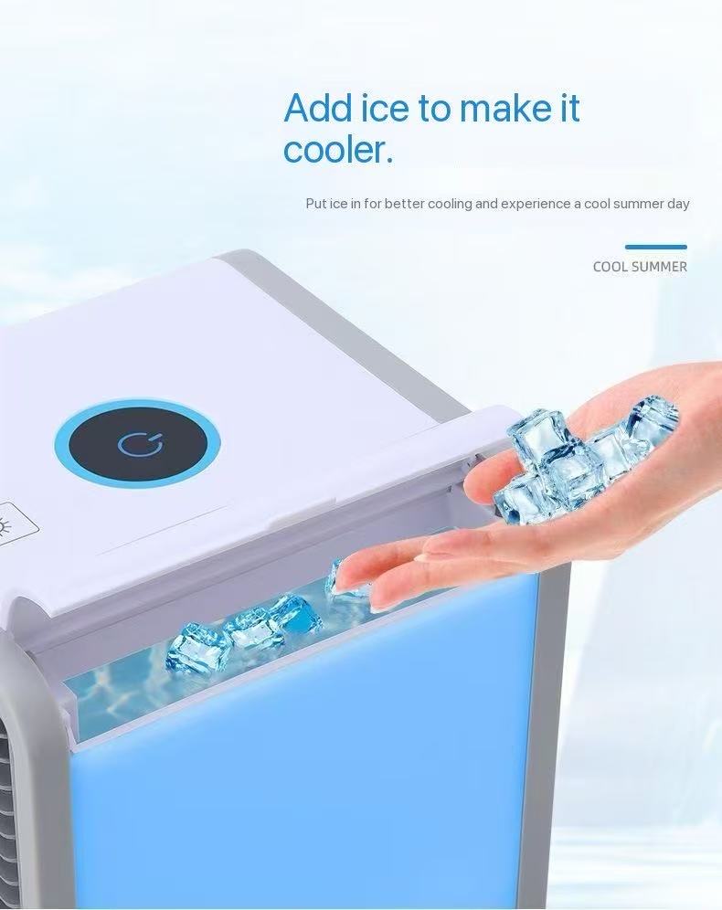 Household mini air cooling machine desktop small air conditioning fan dormitory USB mini air cooling fan office air conditioning fan D278