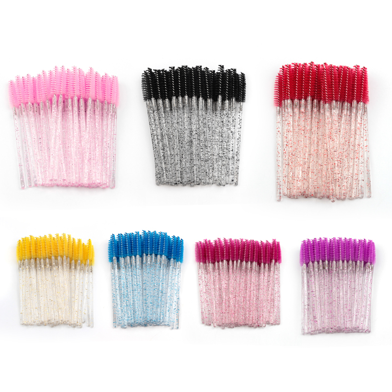 Gorgeous 5-50Pcs Eyelash Brushes Makeup Brushes Disposable Mascara Wands Applicator Spoolers EyeLash Cosmetic Brush Makeup Tool