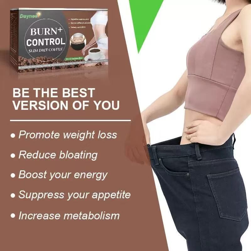 Private Label Fast Burn Control Coffee Body Shaped Skinny Flat Tummy Detox Diet Coffee Products for Slim Minceur Perte De Poids