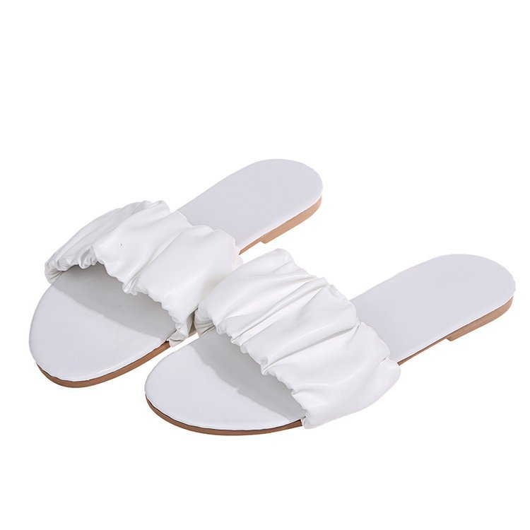 52819 Women Casual Home Durable Sandals Fold Outdoor Wild Beach Non-Slip Women Flatms Slippers